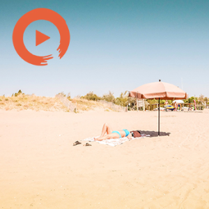 Sunbathing at the beach by musicto