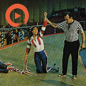 Raquel on Rollerskates